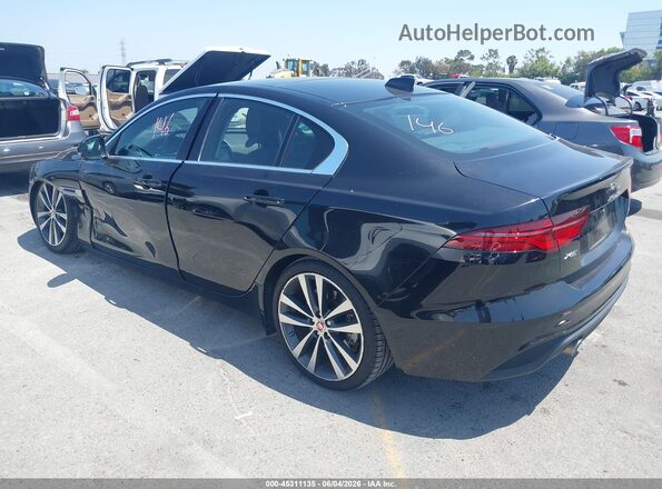 SAJAE4FX3LCP56556 2020 JAGUAR XF Черный Задняя левая четверть