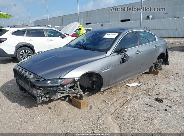 SAJAE4FX4LCP56016 2020 JAGUAR XF Gray წინა მარცხენა ხედი სამი მეოთხედიდან