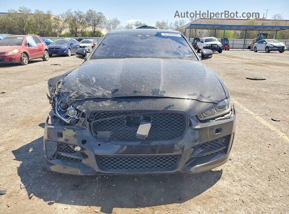 SAJAF4BV4HCP11621 2017 JAGUAR XF Черный Вид спереди