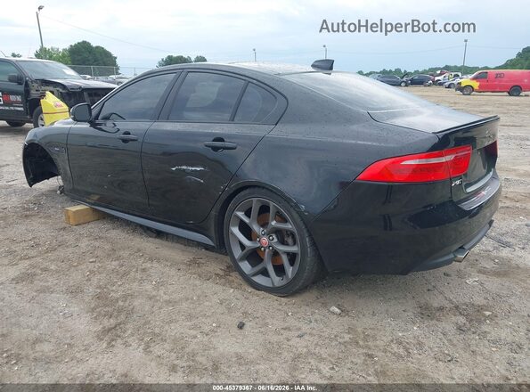 SAJAF4BVXHA961344 2017 JAGUAR XF Black Trasero izquierdo
