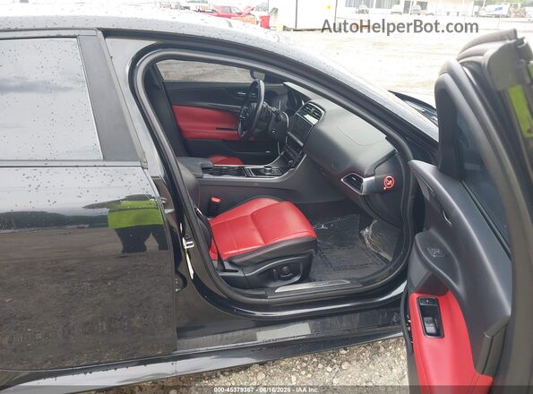 SAJAF4BVXHA961344 2017 JAGUAR XF Black Vista interior delantera