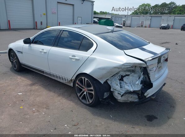 SAJAJ4BV9HA974729 2017 JAGUAR XF White Rear left