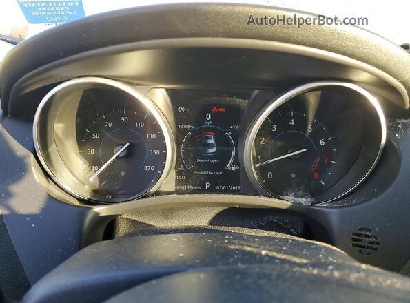 SAJAJ4FX4JCP23140 2018 JAGUAR XF Белый Вид щитка приборов