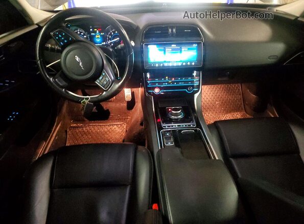 SAJAJ4FX8KCP51654 2019 JAGUAR XF Black Dashboard view