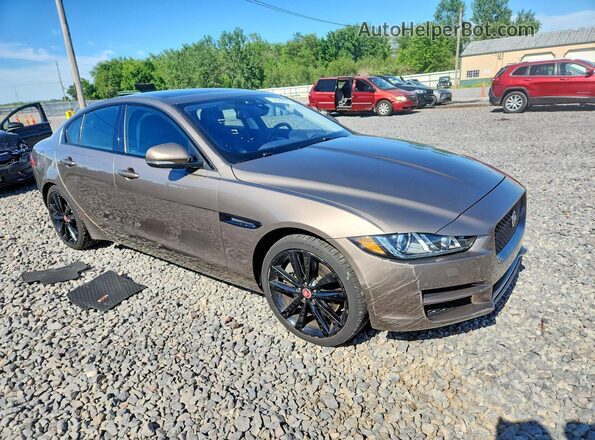 SAJAK4BVXHA973702 2017 JAGUAR XF Коричневый Передняя правая четверть