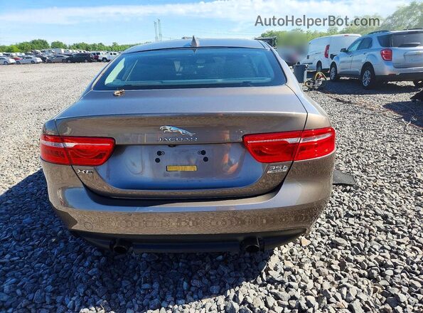 SAJAK4BVXHA973702 2017 JAGUAR XF Коричневый Вид сзади