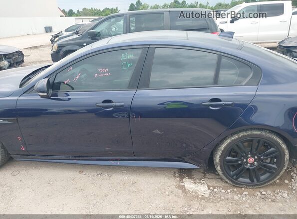 SAJAL4BN8HA945149 2017 JAGUAR XF Blue 