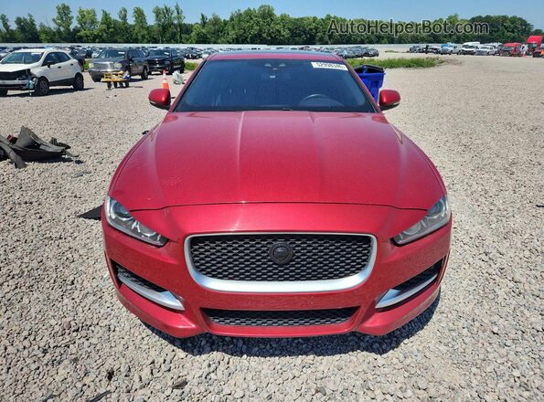 SAJAL4BV0HA948627 2017 JAGUAR XF Red Front view