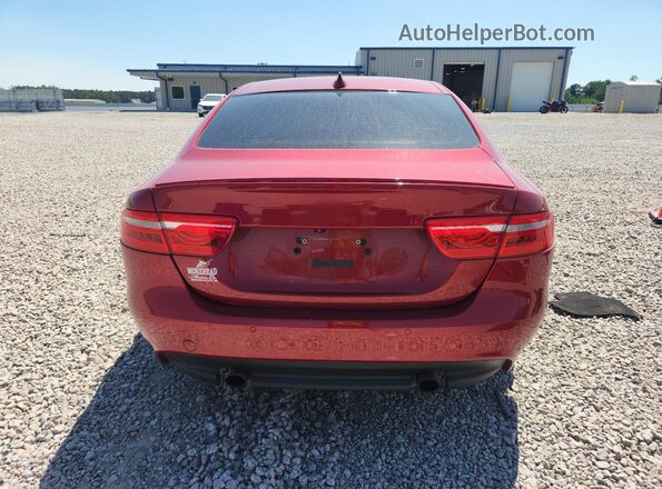 SAJAL4BV0HA948627 2017 JAGUAR XF Red Rear view