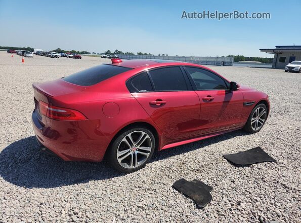 SAJAL4BV0HA948627 2017 JAGUAR XF Red Rear right