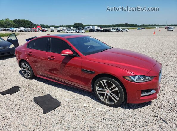 SAJAL4BV0HA948627 2017 JAGUAR XF Red Front right