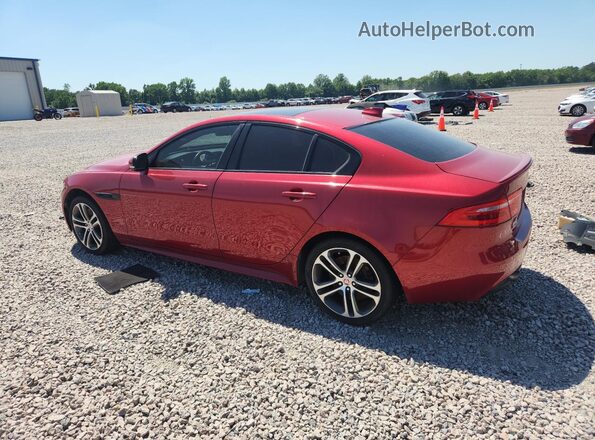 SAJAL4BV0HA948627 2017 JAGUAR XF Red Rear left