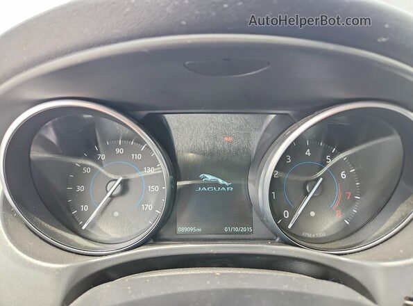 SAJAR4BG2HA969169 2017 JAGUAR XF Black Սարքավորումների վահանակի տեսք