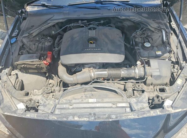 SAJAR4BG8HA962887 2017 JAGUAR XF Black Rear interior view