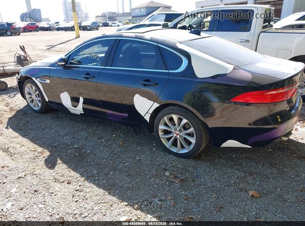 SAJBD4BNXHCY32258 2017 JAGUAR XF Black Trasero izquierdo