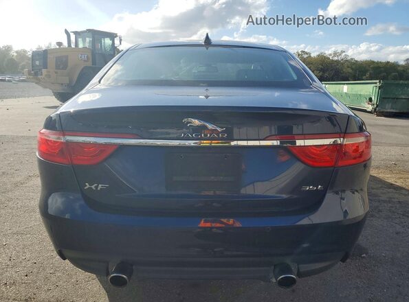 SAJBD4BV3GCY20659 2016 JAGUAR XF Синий Вид сзади