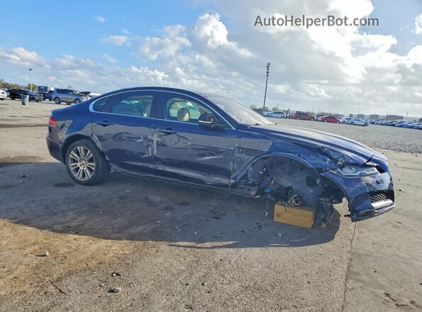 SAJBD4BV3GCY20659 2016 JAGUAR XF Синий Передняя правая четверть