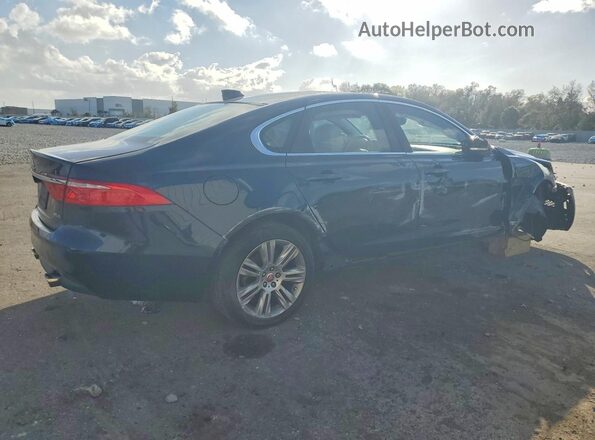 SAJBD4BV3GCY20659 2016 JAGUAR XF Синий Задняя правая четверть