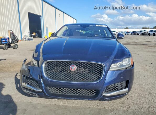 SAJBD4BV3GCY20659 2016 JAGUAR XF Синий Вид спереди