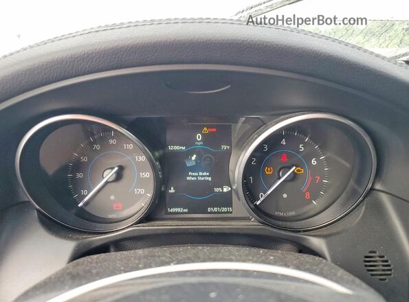 SAJBD4BV5GCY22929 2016 JAGUAR XF Gray Սարքավորումների վահանակի տեսք
