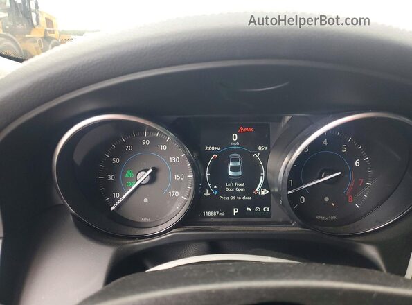 SAJBD4BV7HCY33335 2017 JAGUAR XF Gray Widok zestawu wskaźników
