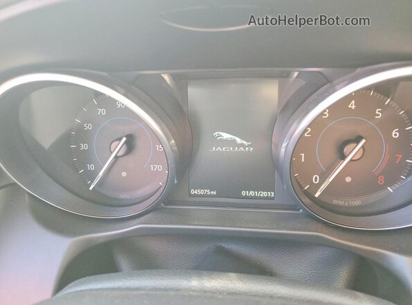 SAJBD4BV9GCY13294 2016 JAGUAR XF Белый Вид щитка приборов