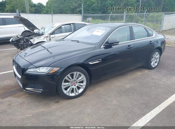 SAJBD4BVXGCY07407 2016 JAGUAR XF Black Առջևի ձախ երեք քառորդ տեսարան