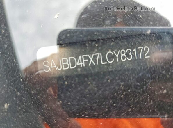 SAJBD4FX7LCY83172 2020 JAGUAR XF Белый Вид подкапотного пространства