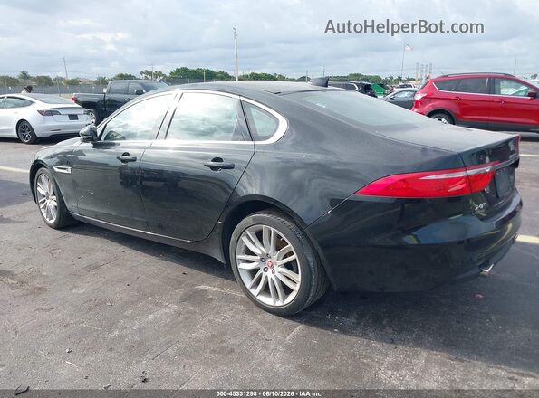 SAJBE4BV7GCY09211 2016 JAGUAR XF Черный Задняя левая четверть
