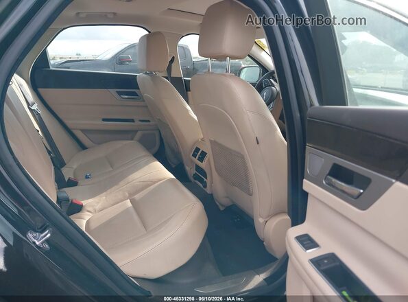 SAJBE4BV7GCY09211 2016 JAGUAR XF Черный Вид наклейки с VIN-кодом