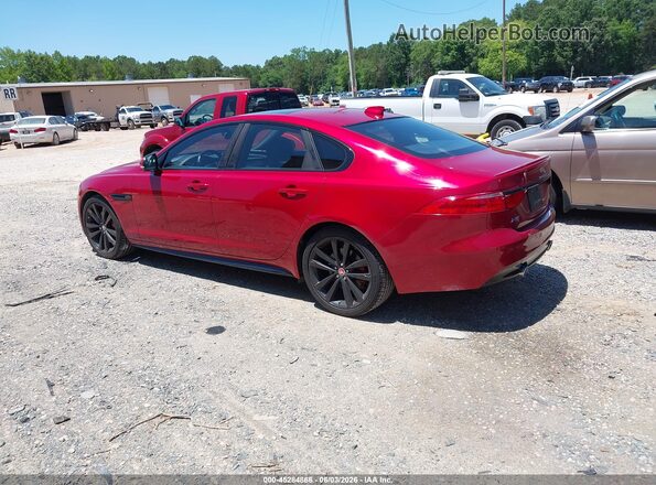 SAJBG4BV5GCY10500 2016 JAGUAR XF Red Հետևի ձախ