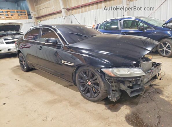 SAJBJ4BV1HCY46655 2017 JAGUAR XF Black Przód prawy