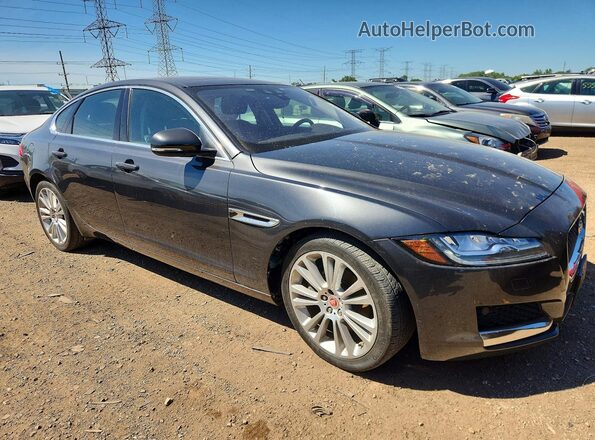 SAJBK4BN3HCY42894 2017 JAGUAR XF Черный Передняя правая четверть