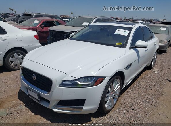 SAJBK4BV6GCY16238 2016 JAGUAR XF White Առջևի ձախ երեք քառորդ տեսարան