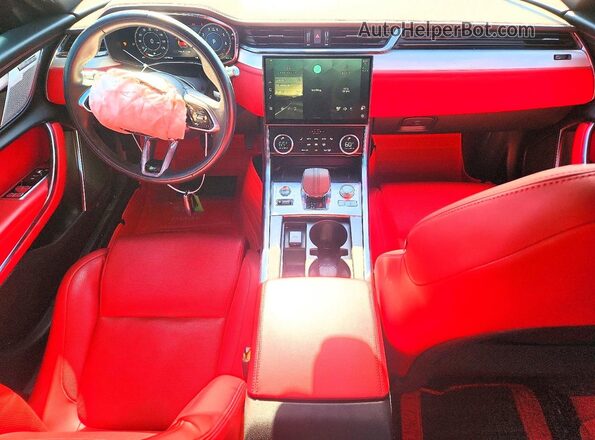 SAJBL4GX0MCY88880 2021 JAGUAR XF Black Vista del salpicadero