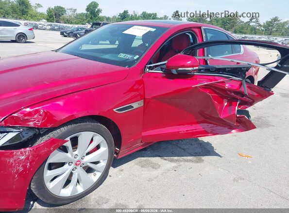 SAJBL4GX3NCY90611 2022 JAGUAR XF Red 