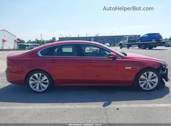 SAJBL4GX3NCY90611 2022 JAGUAR XF Red Vista interior trasera