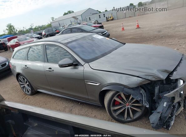 SAJBM2FV5JCY63888 2018 JAGUAR XF Серый Вид задней части салона