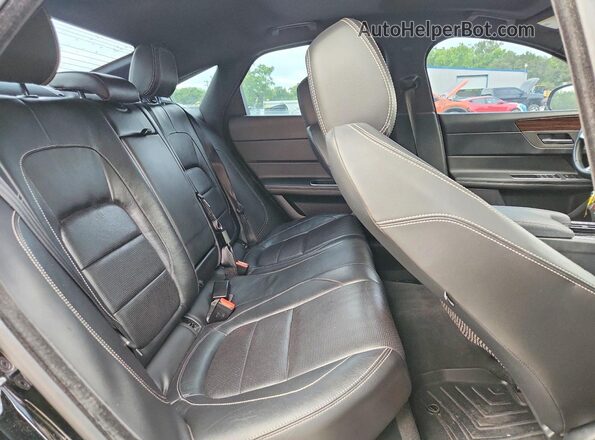 SAJBM4BV1GCY13239 2016 JAGUAR XF Black Rear seats view