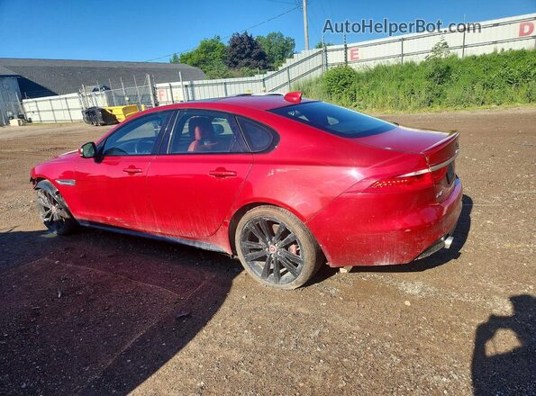 SAJBM4BV9HCY31473 2017 JAGUAR XF Red Հետևի ձախ