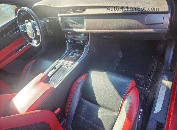 SAJBM4BV9HCY31473 2017 JAGUAR XF Red Առջևի վահանակի տեսք