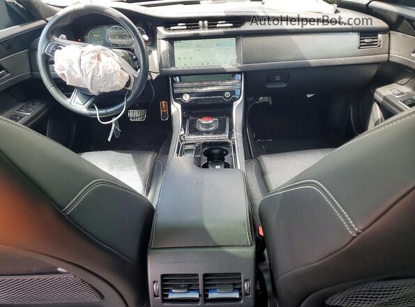 SAJBX4GX6LCY86263 2020 JAGUAR XF Black Вид панелі приладів
