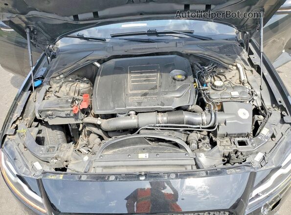 SAJBX4GX6LCY86263 2020 JAGUAR XF Black Вид задньої частини салону