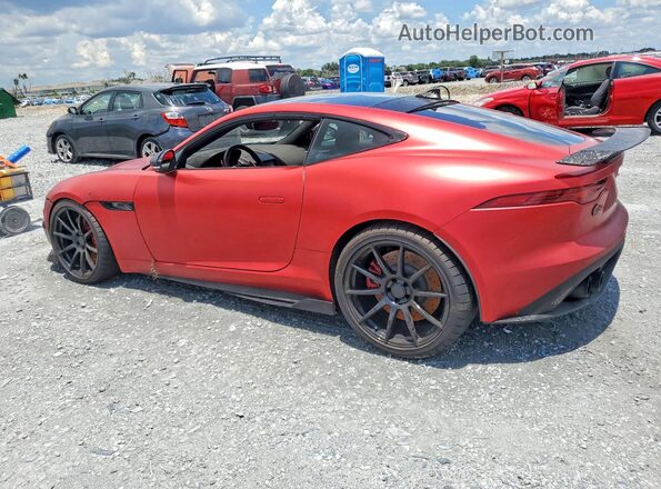 SAJD51FE8MCK70532 2021 JAGUAR F-TYPE Red Trasero izquierdo