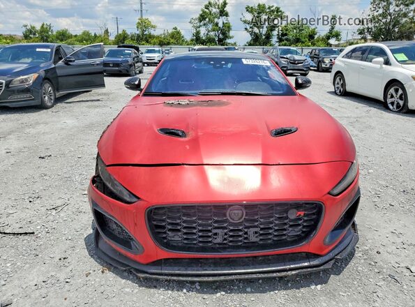 SAJD51FE8MCK70532 2021 JAGUAR F-TYPE Red Vista frontal