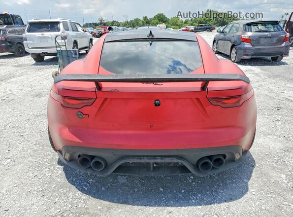 SAJD51FE8MCK70532 2021 JAGUAR F-TYPE Red Vista trasera