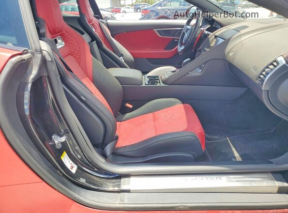SAJD51FE8MCK70532 2021 JAGUAR F-TYPE Red Vista de los asientos traseros