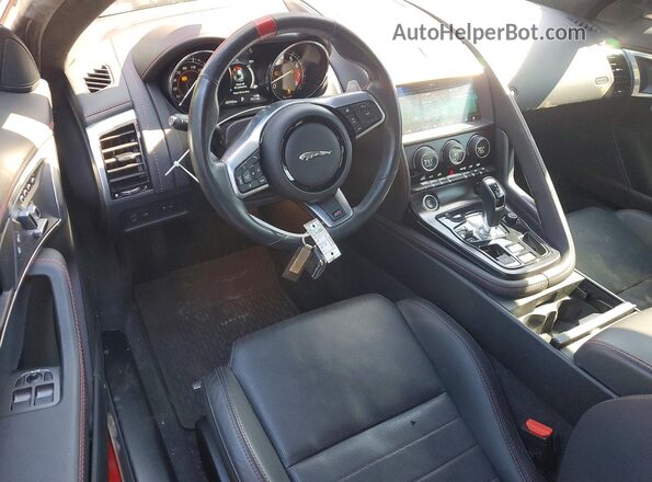 SAJDD1GX3LCK64316 2020 JAGUAR F-TYPE Red Dashboard view