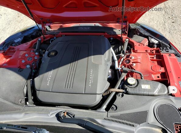 SAJDD1GX3LCK64316 2020 JAGUAR F-TYPE Red Rear interior view