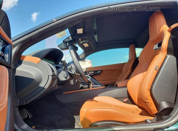 SAJDV1EE6RCK85104 2024 JAGUAR F-TYPE Зеленый Вид салона спереди
